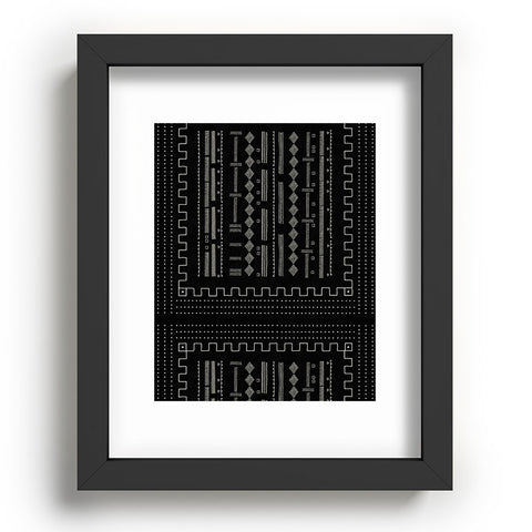 Iveta Abolina Mud Cloth Inspo V Recessed Framing Rectangle