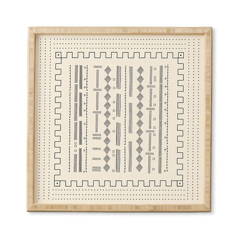 Iveta Abolina Mud Cloth Inspo VI Framed Wall Art