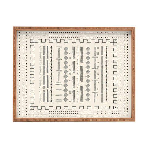Iveta Abolina Mud Cloth Inspo VI Rectangular Tray