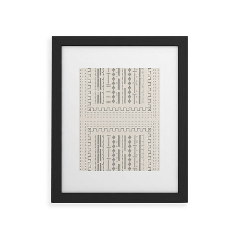 Iveta Abolina Mud Cloth Inspo VI Framed Art Print