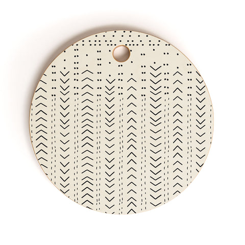 Iveta Abolina Mud Cloth Inspo VIII Cutting Board Round
