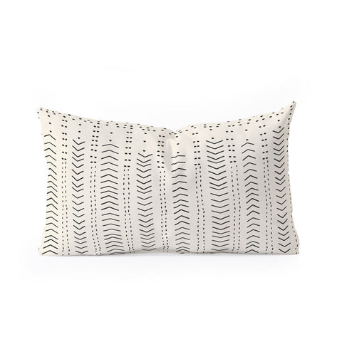 Iveta Abolina Mud Cloth Inspo VIII Oblong Throw Pillow