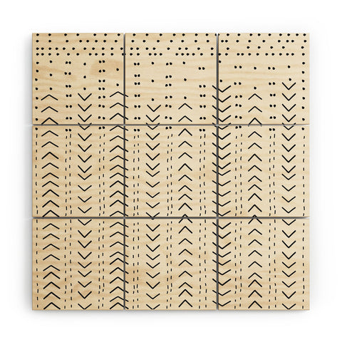 Iveta Abolina Mud Cloth Inspo VIII Wood Wall Mural