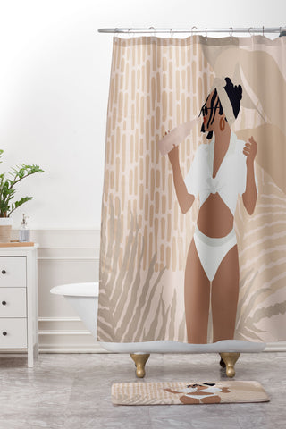 Iveta Abolina Nathalee Shower Curtain And Mat