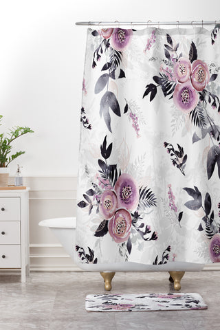 Iveta Abolina Neverending August II Shower Curtain And Mat