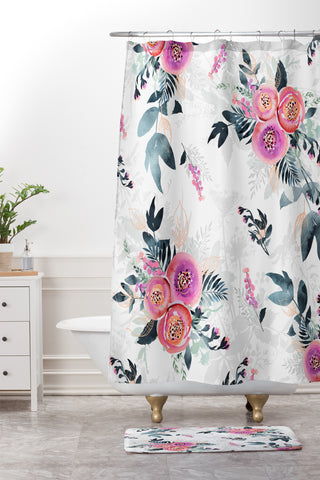 Iveta Abolina Neverending August Shower Curtain And Mat