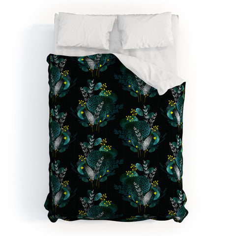 Iveta Abolina Night Seaflower Comforter