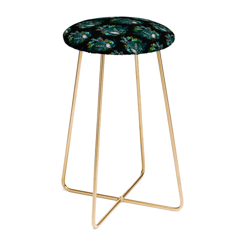 Iveta Abolina Night Seaflower Counter Stool