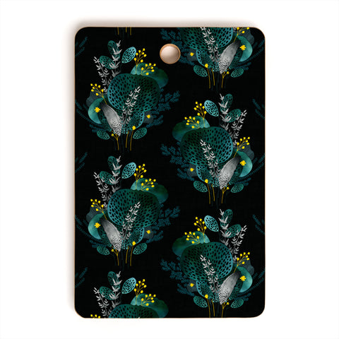 Iveta Abolina Night Seaflower Cutting Board Rectangle