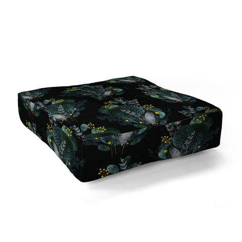 Iveta Abolina Night Seaflower Floor Pillow Square
