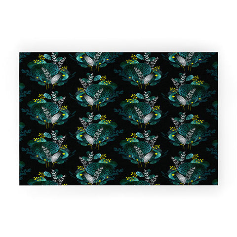 Iveta Abolina Night Seaflower Welcome Mat