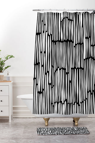 Iveta Abolina Noella III Shower Curtain And Mat