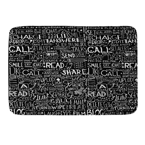 Iveta Abolina Noella V Memory Foam Bath Mat