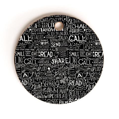 Iveta Abolina Noella V Cutting Board Round