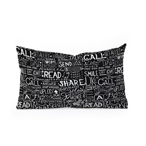 Iveta Abolina Noella V Oblong Throw Pillow