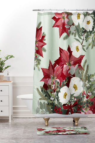 Iveta Abolina Noelle Morning Shower Curtain And Mat