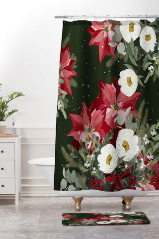 Iveta Abolina Noelle Night Shower Curtain And Mat