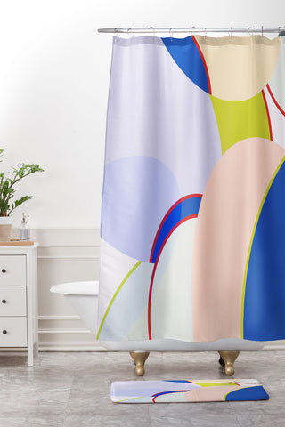 Iveta Abolina Noemie I Shower Curtain And Mat