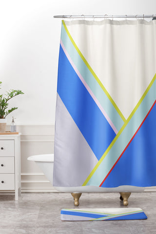 Iveta Abolina Noemie II Shower Curtain And Mat