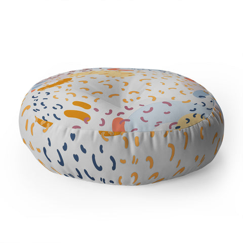 Iveta Abolina Noodles in the Space Floor Pillow Round