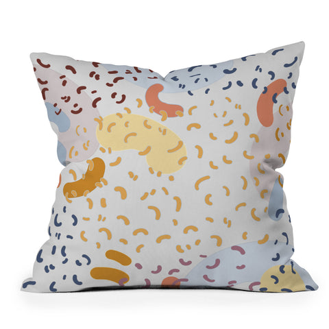 Iveta Abolina Noodles in the Space Throw Pillow