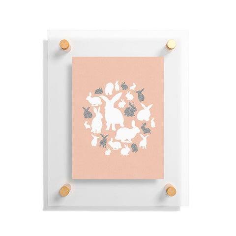 Iveta Abolina Nordic Bunny Floating Acrylic Print