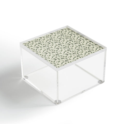 Iveta Abolina Nordic Olive Green Acrylic Box
