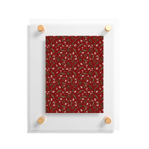 Iveta Abolina Nordic Olive Red Floating Acrylic Print