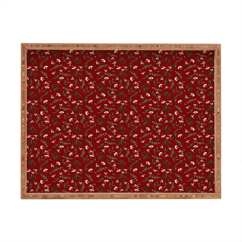 Iveta Abolina Nordic Olive Red Rectangular Tray