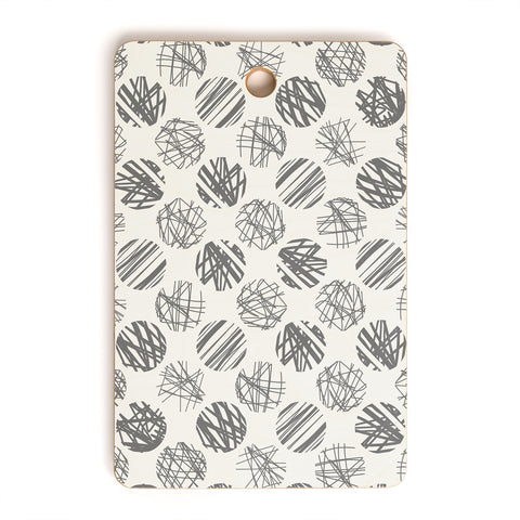 Iveta Abolina Notebook Gray Cutting Board Rectangle