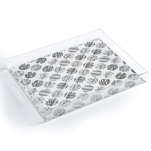 Iveta Abolina Notebook Gray Acrylic Tray