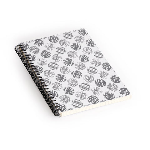 Iveta Abolina Notebook Gray Spiral Notebook