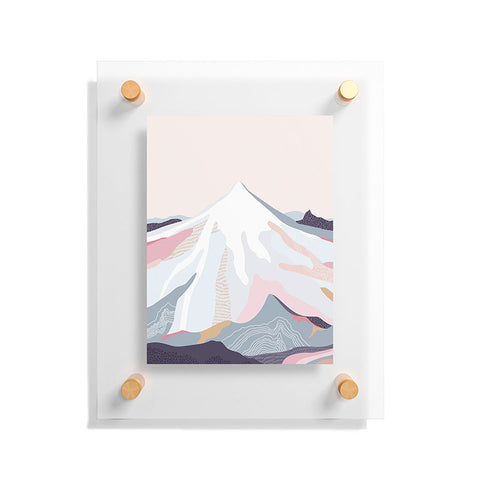 Iveta Abolina Off the Grid Purple Floating Acrylic Print