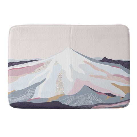 Iveta Abolina Off the Grid Purple Memory Foam Bath Mat