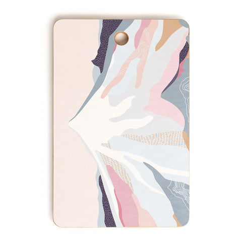 Iveta Abolina Off the Grid Purple Cutting Board Rectangle