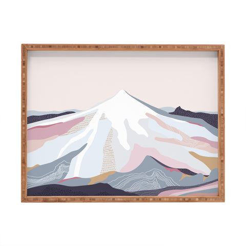 Iveta Abolina Off the Grid Purple Rectangular Tray