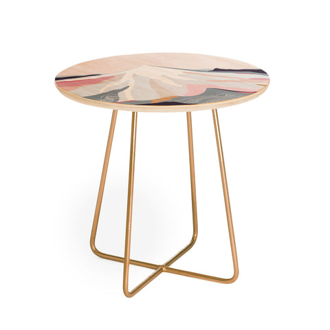 Iveta Abolina Off the Grid Purple Round Side Table