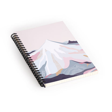 Iveta Abolina Off the Grid Purple Spiral Notebook