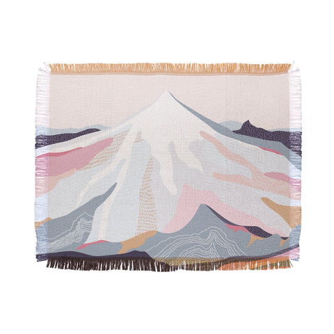 Iveta Abolina Off the Grid Purple Throw Blanket