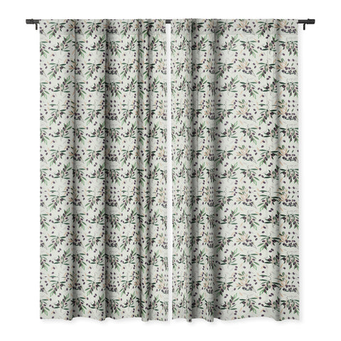 Iveta Abolina Olivia Sprig Blackout Window Curtain