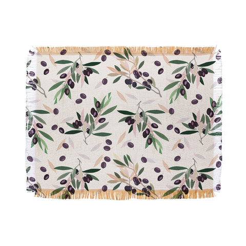 Iveta Abolina Olivia Sprig Throw Blanket