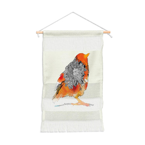 Iveta Abolina Orange Bird Wall Hanging Portrait