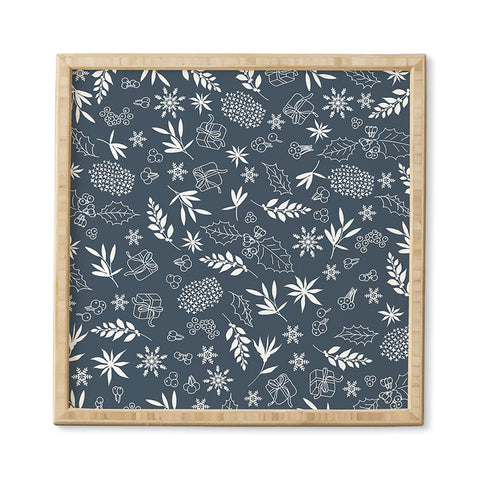 Iveta Abolina Oslo Winter Blue Framed Wall Art