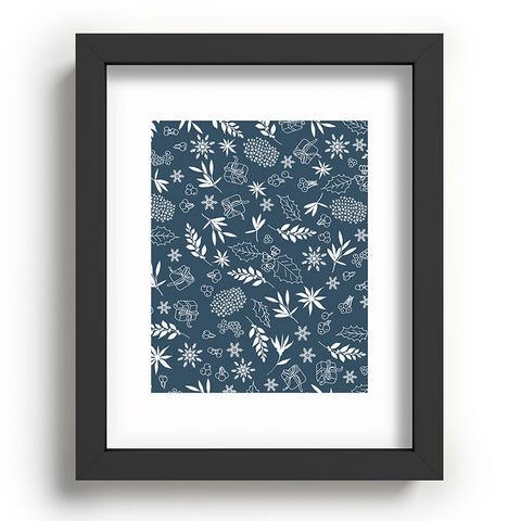 Iveta Abolina Oslo Winter Blue Recessed Framing Rectangle