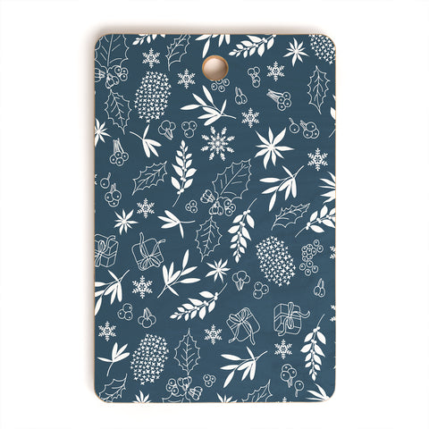 Iveta Abolina Oslo Winter Blue Cutting Board Rectangle