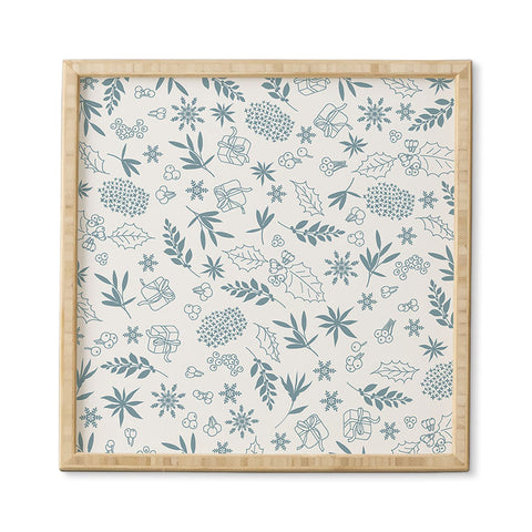 Iveta Abolina Oslo Winter Frost Framed Wall Art