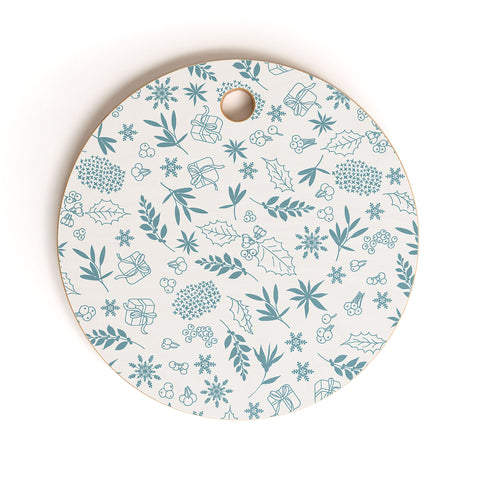 Iveta Abolina Oslo Winter Frost Cutting Board Round