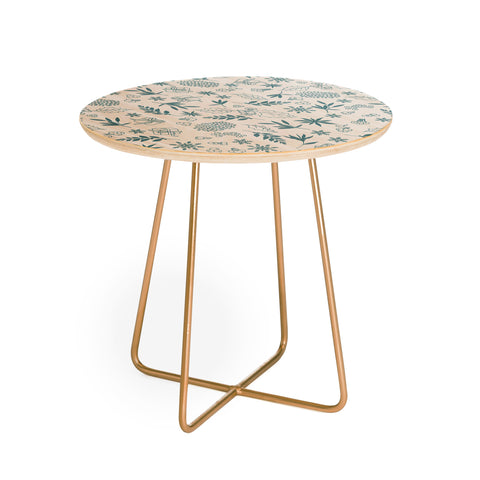 Iveta Abolina Oslo Winter Frost Round Side Table