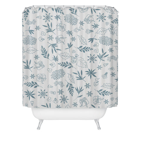 Iveta Abolina Oslo Winter Frost Shower Curtain