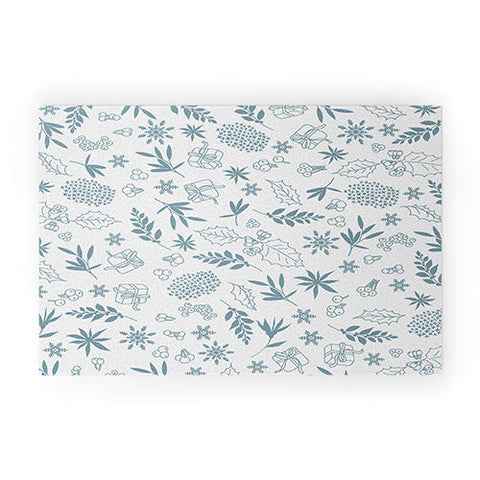 Iveta Abolina Oslo Winter Frost Welcome Mat